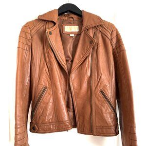 Michael Kors REAL Leather Moto Jacket